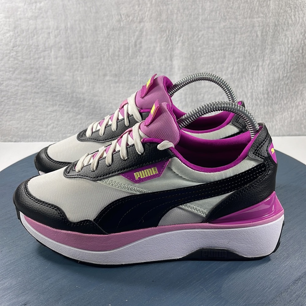 Puma Cruise Rider Silky purple/White/black Size 5.5Y/ Women’s 7 - Picture 3 of 8